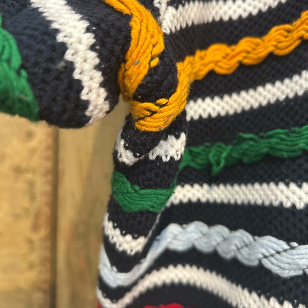 La Ligne/ Target Calab Size 1X Navy Striped Sweater - Picture 5 of 8